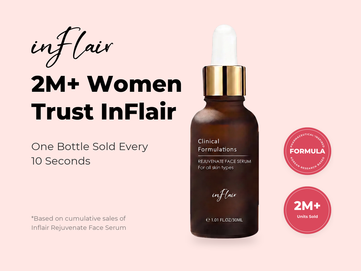 2M+ women trust InFlair: one bottle sold every 10 seconds